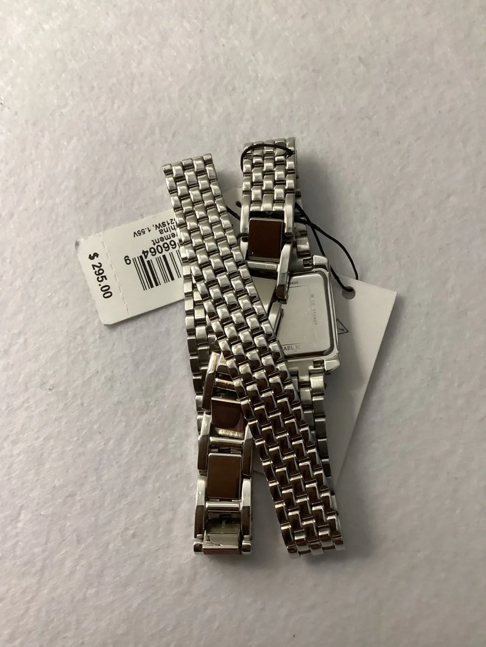 Michael Kors Emery Double Wrap Three-Hand Stainless Steel Watch 22mm